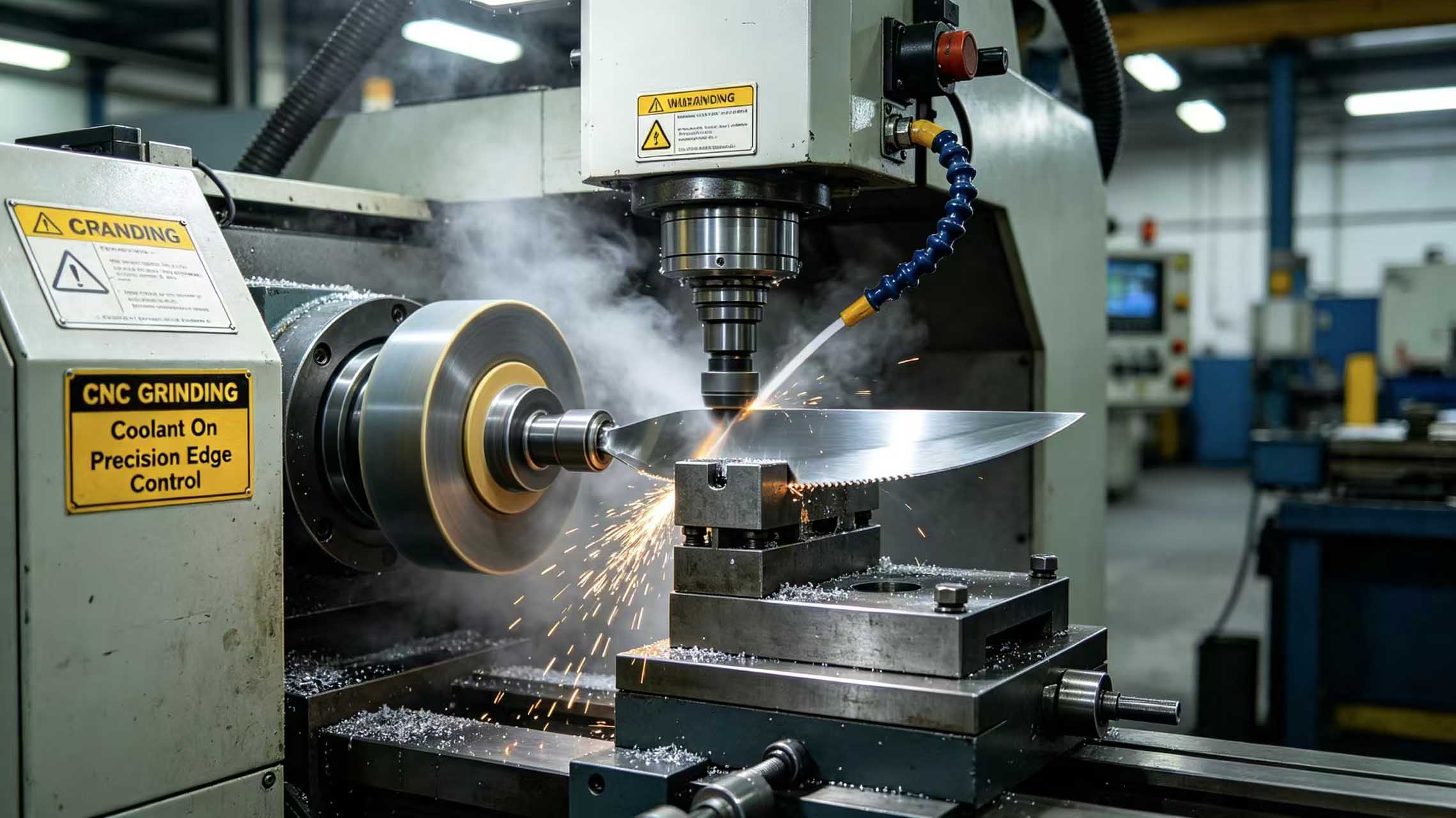 CNC grinding operation image