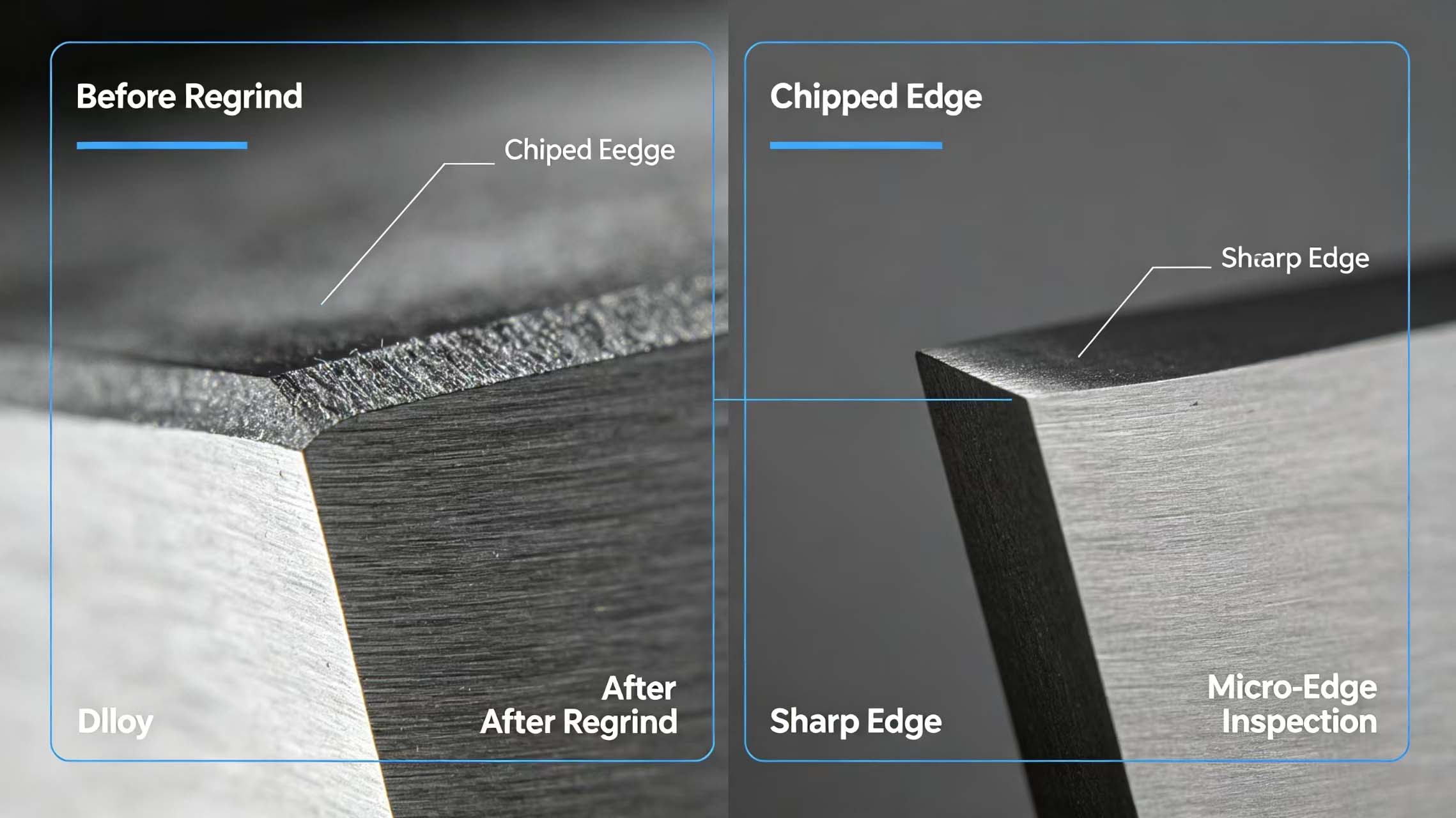 Mingbai before-and-after regrind comparison image