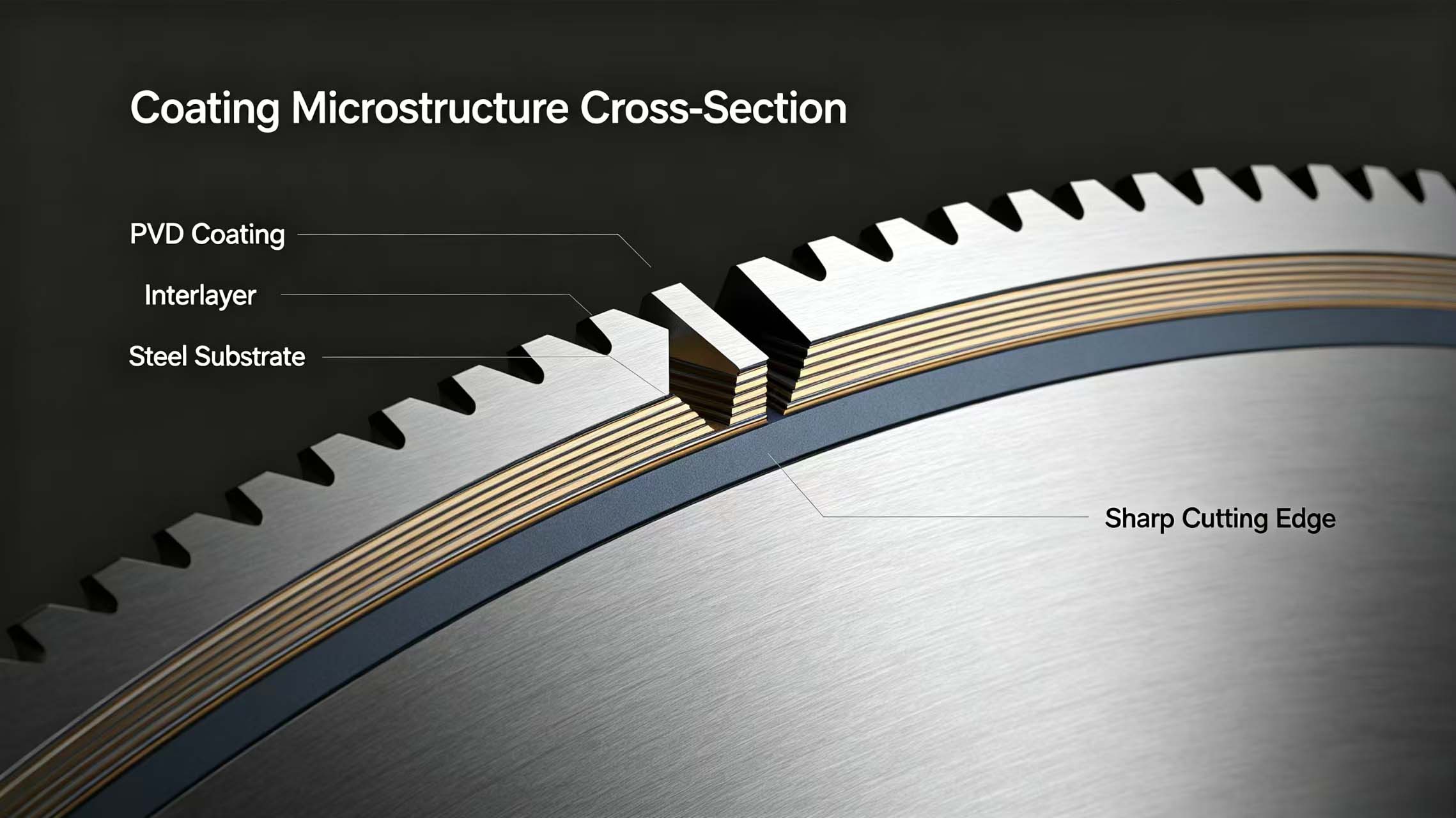 Coating structure diagram