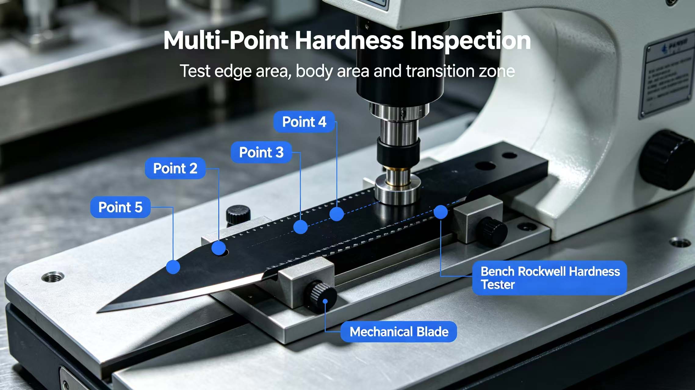 Multi-point hardness testing image