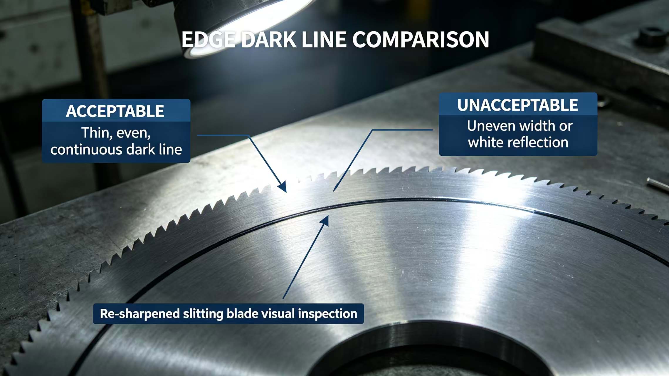 Edge dark line comparison image